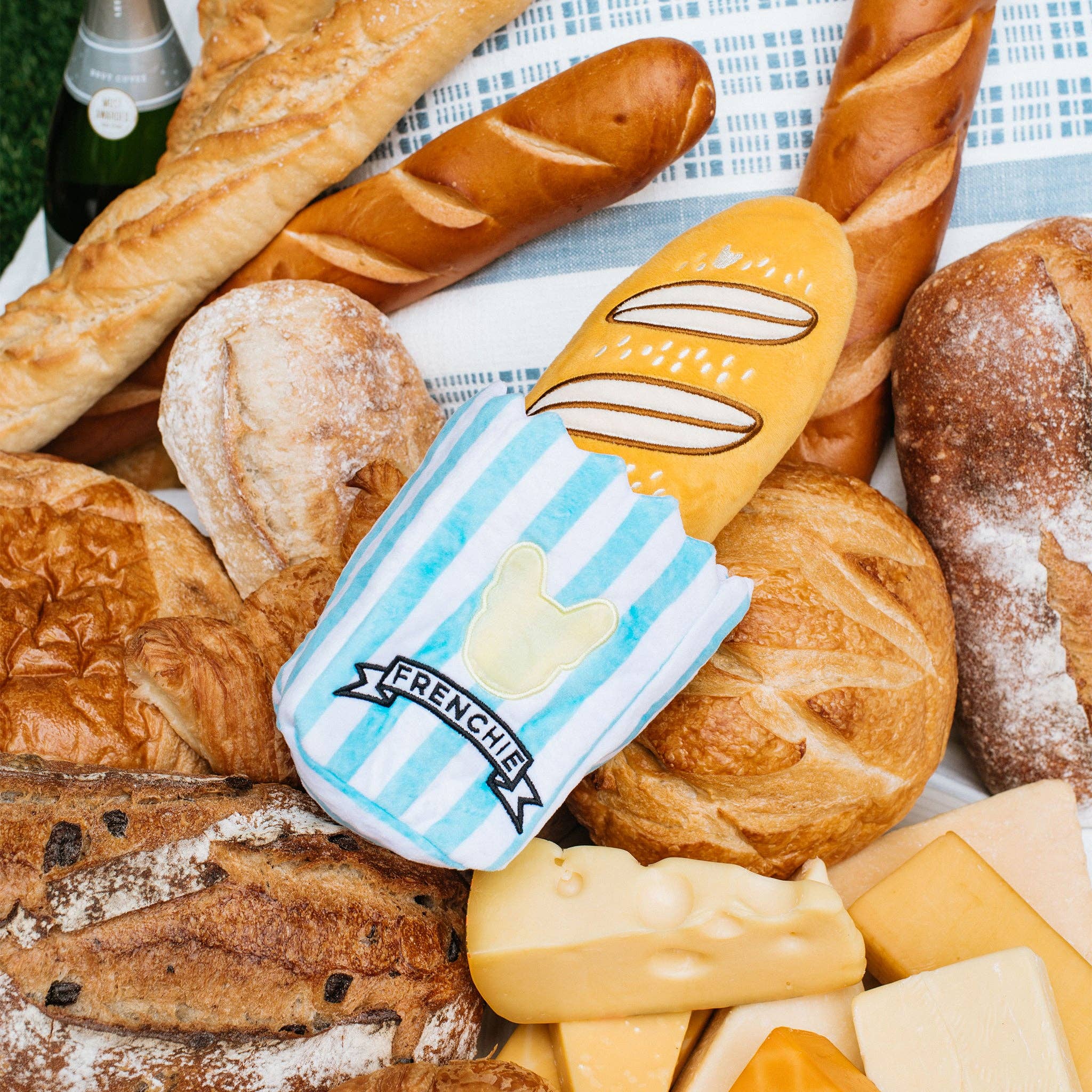 Frenchie - Frenchie Plush Toy - Baguette: OS